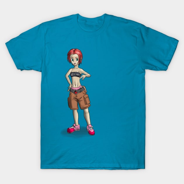 Cargo shorts girl T-Shirt by BlademanUnitPi